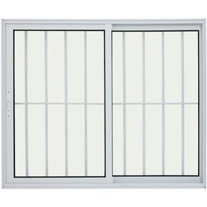 Vitro de Aluminio 2 Folhas com Grade Linha Premium:1,20 X 1,50/branco