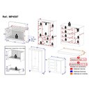 Ver imagem 4 de Quarto de Bebê Completo Berço Americano 3 em 1 Colchão Encanto Multimóveis Mp4597 Branco/off