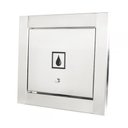 Ver imagem 1 de Visor de Água em Inox Escovado Design Moderno Clean