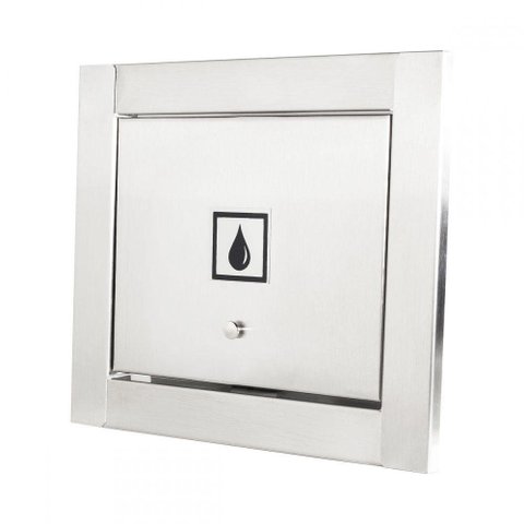 Visor de Água em Inox Escovado Design Moderno Clean