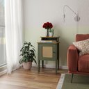 Ver imagem 2 de Mesa de Canto e Cabeceira Mesinha de Apoio Charlotte Menta / Carvalho