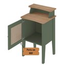 Ver imagem 5 de Mesa de Canto e Cabeceira Mesinha de Apoio Charlotte Menta / Carvalho