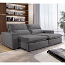 Ver imagem 1 de Sofa Retrátil e Reclinável 5 Lugares 290cm Porto Veludo 