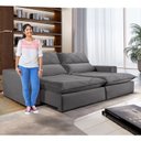 Ver mais imagens de Sofa Retrátil e Reclinável 5 Lugares 290cm Porto Veludo 