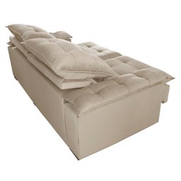 Sofa Retrátil e Reclinável 5 Lugares 290cm Espanha Veludo   - 10