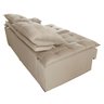 Sofa Retrátil e Reclinável 5 Lugares 290cm Espanha Veludo   - 10