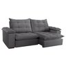 Sofa Retrátil e Reclinável 5 Lugares 290cm Espanha Veludo  - 14