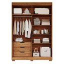 Ver imagem 5 de Guarda Roupa Julia Panan 4 Portas e 6 Pés Inclusos