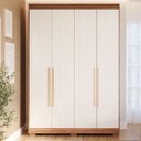 Ver imagem 1 de Guarda Roupa Julia Panan 4 Portas e 6 Pés Inclusos