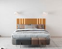 Ver imagem 3 de Cabeceira Ripado Maracá 162cm para Cama de Casal/queen com Led Nature - Rede Móveis