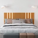Ver imagem 1 de Cabeceira Ripado Maracá 162cm para Cama de Casal/queen com Led Nature - Rede Móveis