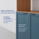 Ver imagem 5 de Paneleiro Duplo 70cm Soho CabeCasa MadeiraOriginals Freijó/Azul