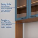 Ver imagem 5 de Paneleiro Duplo Planejado 70cm Soho CabeCasa MadeiraOriginals Freijó/Azul
