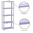 Ver imagem 6 de Estante de Estrutura Metálica com 5 Prateleiras 175cm(a)92acm(l)30cm(p) com Reforço Lilas