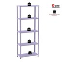 Ver imagem 3 de Estante de Estrutura Metálica com 5 Prateleiras 175cm(a)92acm(l)30cm(p) com Reforço Lilas