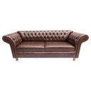 Ver imagem 3 de Sofá Chesterfield Conde Del 1,80:CORANO MARROM