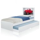 Ver imagem 1 de Cama Bibox Solteiro Carro Classic Red