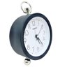 Mini Relógio Despertador Analógico Alarme Preto 15 Cm Altura - 2