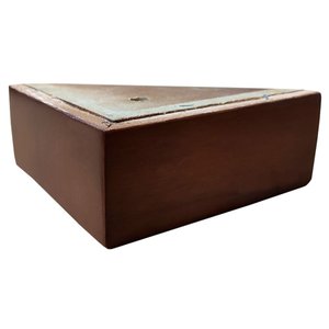 Pé de Madeira em L para Sofá 12cm - Mozzelar