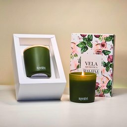 Vela Aromática Figo Verde 190g para Presente - 5