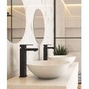 Ver imagem 2 de Misturador Monocomando para Lavatório Mesa Cuba de Apoio Flaunt Preto Fosco Perflex