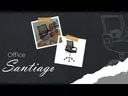 Ver imagem 1 de Cadeira de Escritório Diretor Tela Mesh Base Cromada Santiago Preto