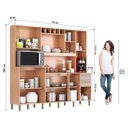 Ver imagem 3 de Kit Cozinha Compacta Petra Cinamomo Off White - Valdemóveis