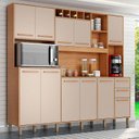 Ver imagem 4 de Kit Cozinha Compacta Petra Cinamomo Off White - Valdemóveis