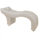 Ver imagem 4 de Maca Estofada para Clínica de Estética Facial com Capitonê Andressa Bege Material Sintético Speciale