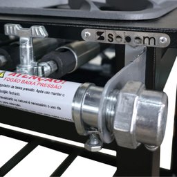Fogão para Cozinha Industrial 8 Bocas Queimado com Chama Dupla 40 Cm Sebem - 3