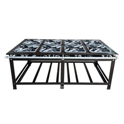 Fogão para Cozinha Industrial 8 Bocas Queimado com Chama Dupla 40 Cm Sebem - 1