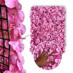 6 Painéis de Parede para Jardim Vertical 60x40 Flores Artificiais para Sala e Escritório - 4