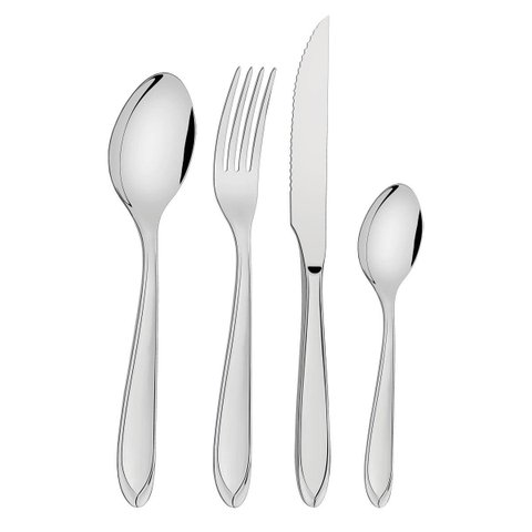 Kit 48 Peças Faqueiro Jogo Talheres Inox Laguna Tramontina