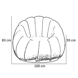 Poltrona Decorativa Concha Veludo Mostarda - Montanaris Decor - 5