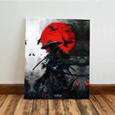 Ver imagem 5 de Kit 3 Quadro Decorativo Samurai Arte Japonesa Ninja Katana 40x28cm