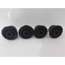 Ver imagem 4 de Pé para Sofá 3,5 Preto Redondo Kit 4 Unidades