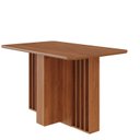 Ver imagem 1 de Mesa para Sala de Jantar Isadora 1,30 s/Vidro Marrom/Cinamomo