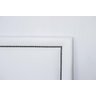 Cabeceira Queen Reta Luxo Estofada Com Tachas - Corino Branco - 2