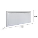 Ver imagem 1 de Cabeceira Queen Reta Luxo Estofada Com Tachas - Corino Branco