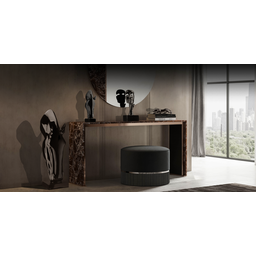 Escultura Estátua Decorativa Cabeça de Cavalo Média 80cm:preto Brilho - 3