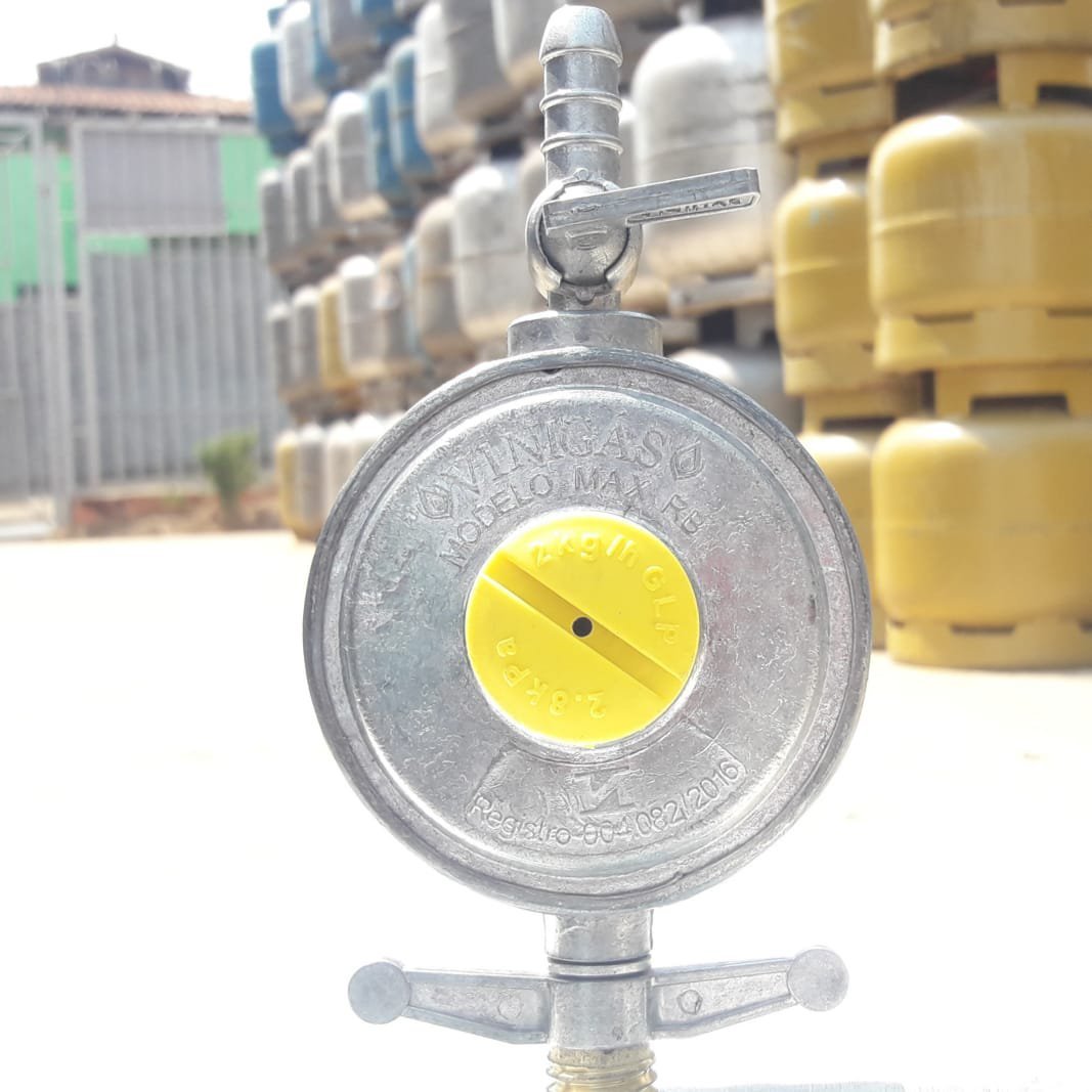 regulador registro 2kg inmetro gás botijão mang pvc 1,5 mts - 2