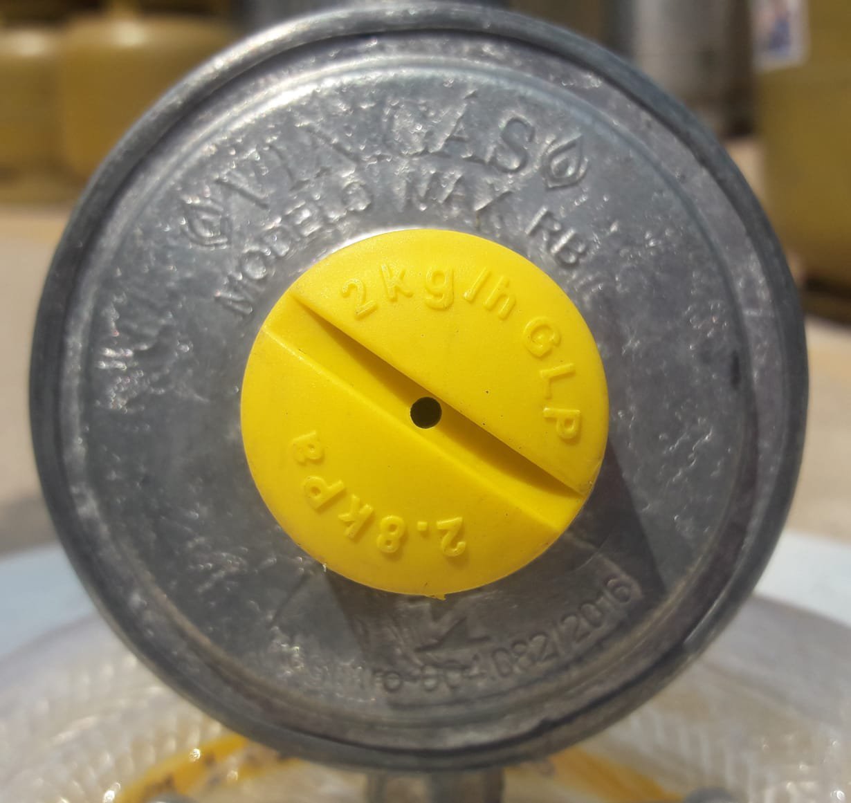 regulador registro 2kg inmetro gás botijão mang pvc 1,5 mts - 6