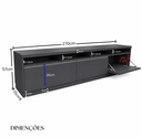 Ver imagem 2 de Rack para TV em MDF Estante 2.70m