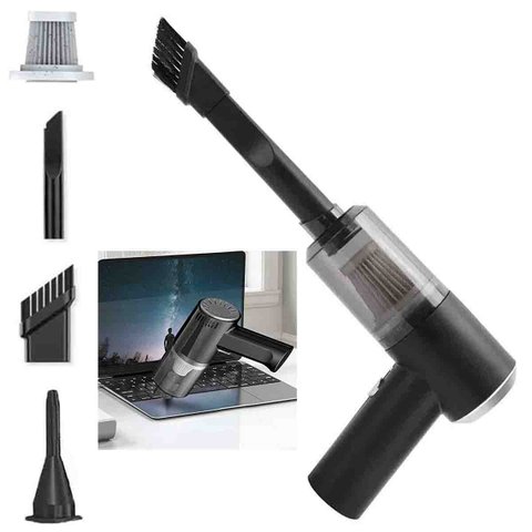 Aspirador Po Portatil Sem Fio Soprador Limpeza Eficiente Poeira Faxina Limpa Casa Carro Sofa Tapete 
