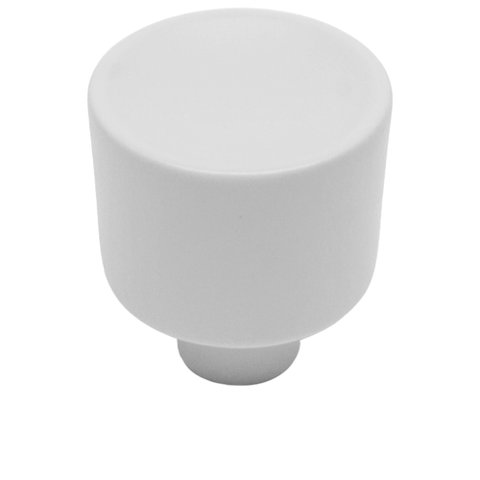 Puxador Yuma Ponto 19mm Branco Fosco - Torralba