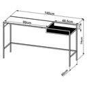 Ver imagem 7 de Aparador New Vermont e Preto 140 cm - D’Rossi