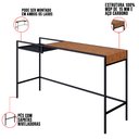 Ver imagem 6 de Aparador New Vermont e Preto 140 cm - D’Rossi
