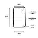 Ver imagem 3 de Cesto Retangular Grande Junco Sintético Marina Decorações