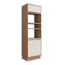 Ver imagem 5 de Cozinha Modulada 6 Peças 11 Portas 3 Gavetas com Divisor de Talheres 1 Nicho para Forno Viena Bege/L