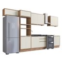 Ver imagem 3 de Cozinha Modulada 6 Peças 11 Portas 3 Gavetas com Divisor de Talheres 1 Nicho para Forno Viena 